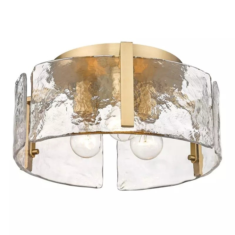 Moderne Inbouwplafondlamp Met Glazen Trommel HL267