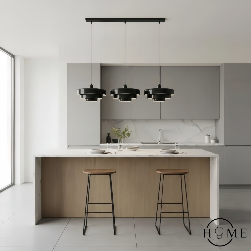 Macaron Disc Hanglamp - Scandinavische Meerlaagse Hanglamp van Metaal voor de Keuken HL179