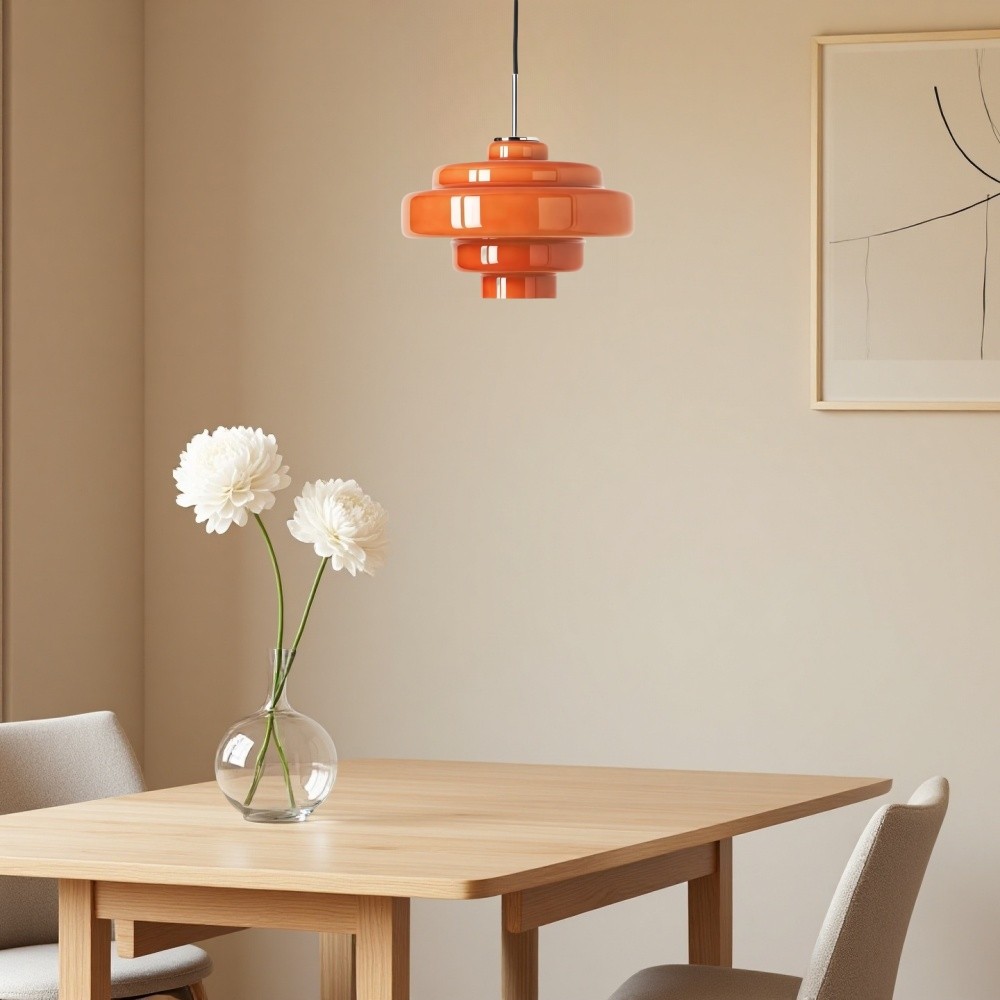 Koloro Kleurrijke Bauhaus Glazen Hanglamp - Levendige Meerlaagse Lamp voor de Keuken HL1332