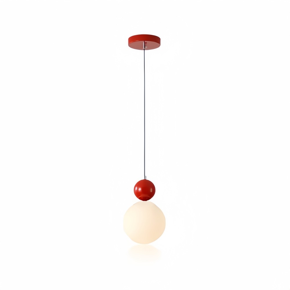 Kleurrijke glazen bolvormige hanglamp - Nordic Globe Lamp voor bar HL1331