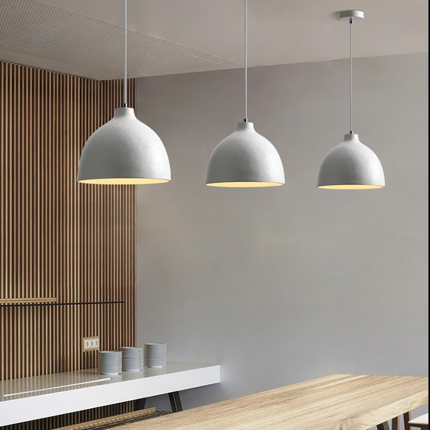 Moderne minimalistische industriële harskom LED hanglamp HL788