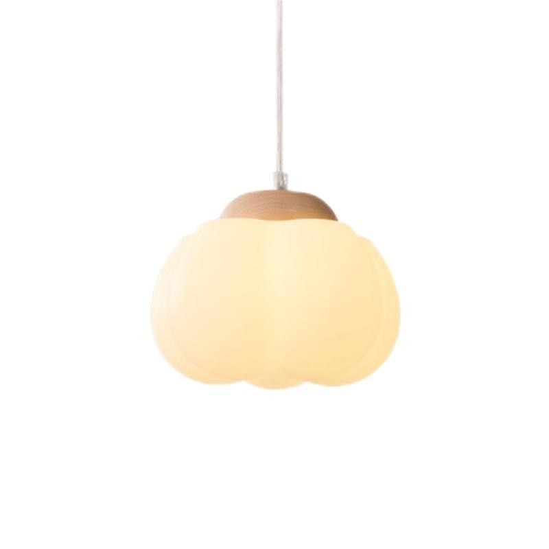 Minimalistische Art Deco houten hars hanglamp HL127