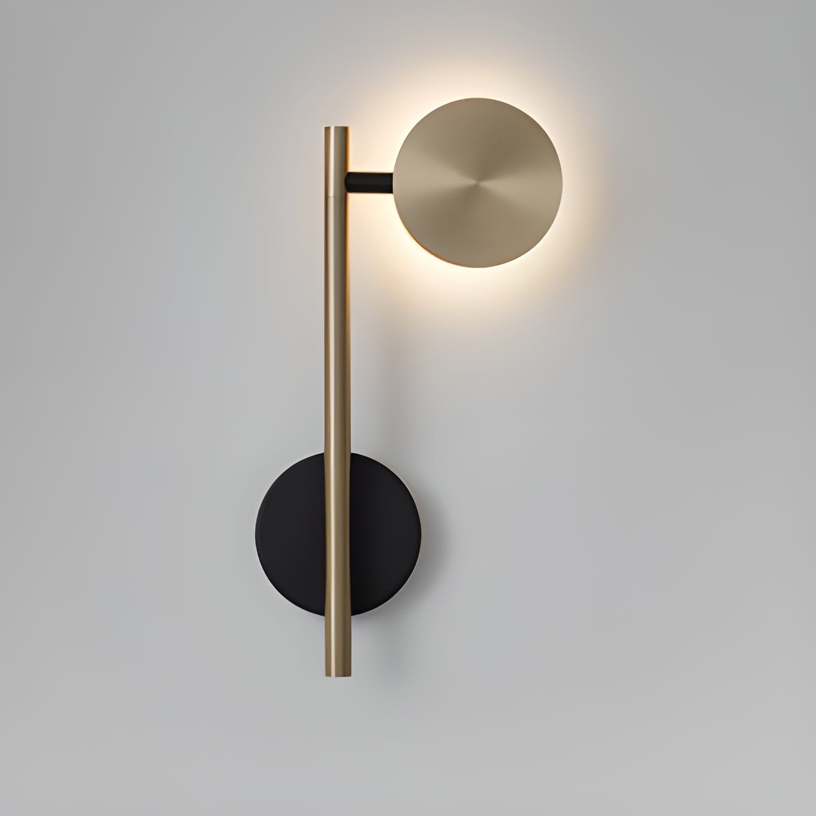 Italiaanse eenvoudige ronde metalen wandlamp HL453
