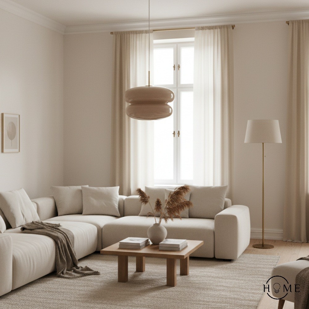 Orra Opaalglazen Hanglamp - Elegante Hanglamp met Dubbele Laag voor de Woonkamer HL1781