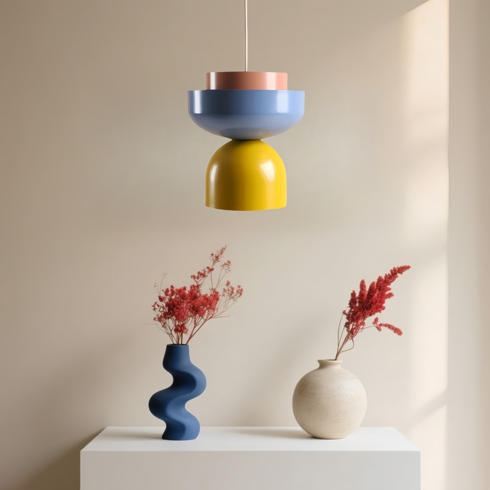 Metalen Macri Bowl Shade Hanglamp - Veelkleurig Modulair Ontwerp HL1069