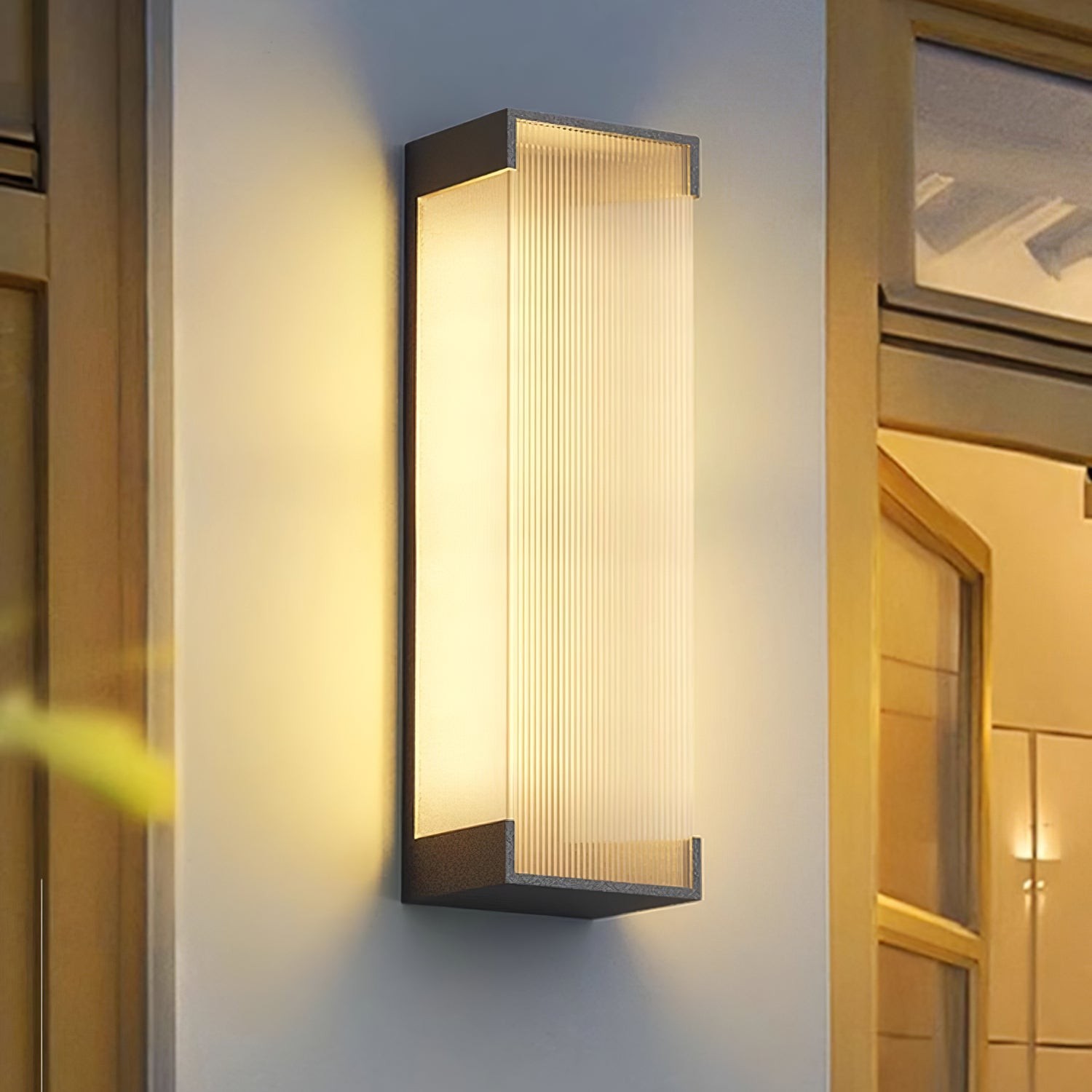 Rechthoekige buitenwandlamp HL793