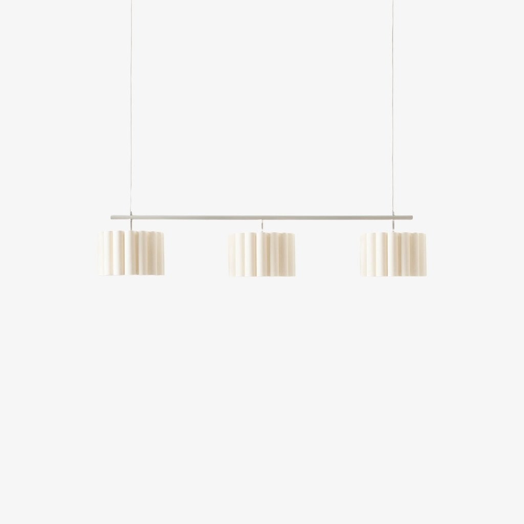 Velura Lineaire Hanglamp - Natuurlijke Linnen Kap voor een Warme Sfeer HL2271