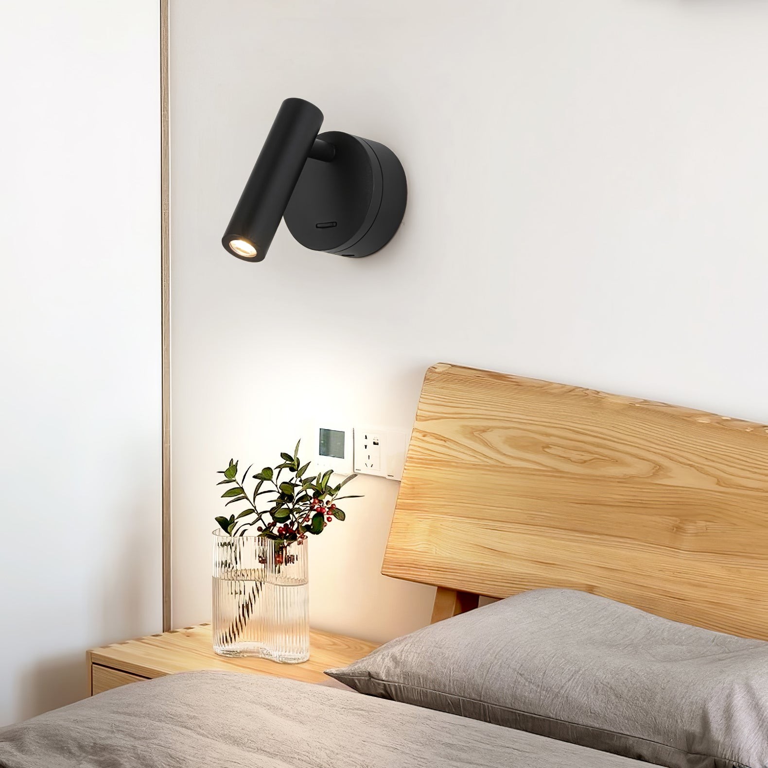 Eenvoudige minimalistische lees-LED-wandlamp voor slaapkamer HL794