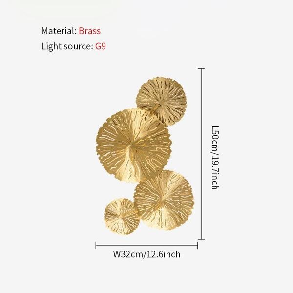 Lotus Leaf Wandlamp