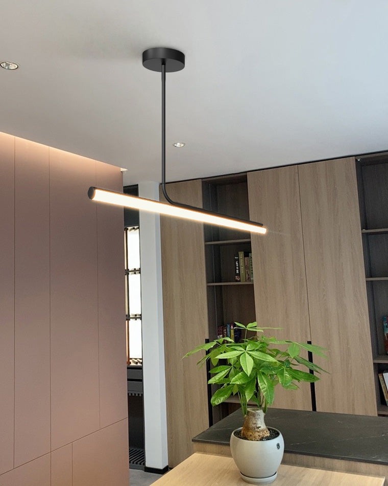 Moderne eenvoudige asymmetrische lineaire hanglamp HL705