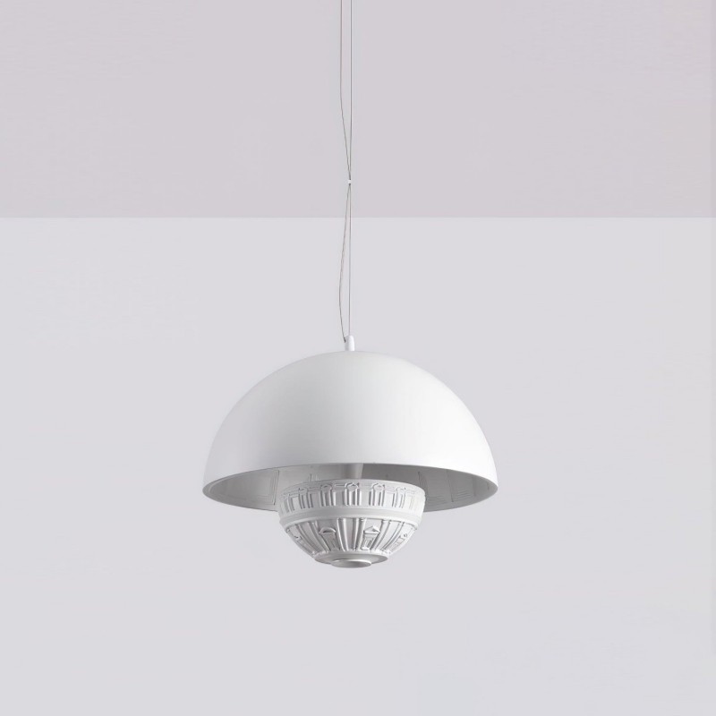 Halfronde metalen hanglamp HL658