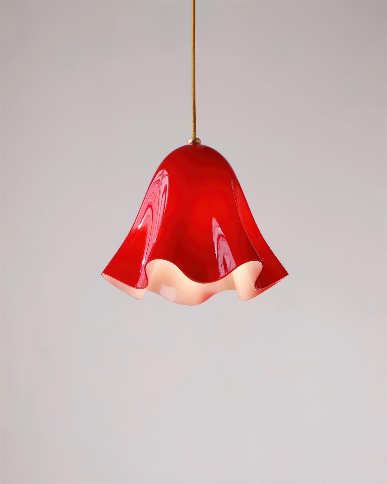 Bellina Artistieke Glazen Hanglamp - Moderne Bloei Geïnspireerde Hangende Plafondlamp HL1641