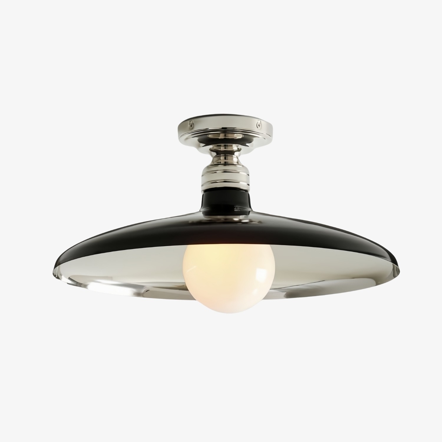 Forvara Farmhouse Metalen Plafondlamp - Zwart of Wit Plafondlamp HL1550