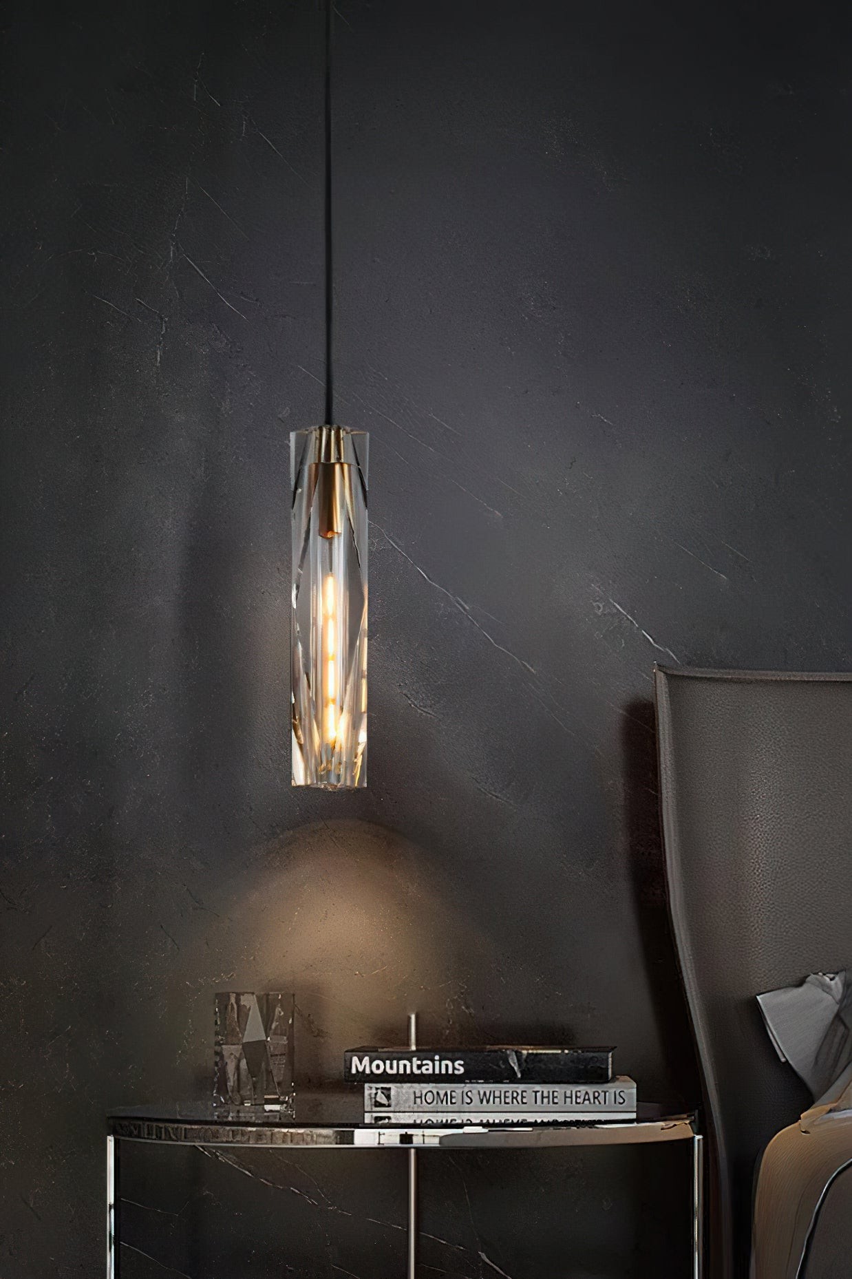 Kristallen koperen hanglamp HL1130