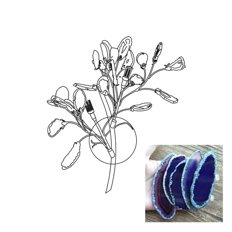 Agaat Wandlamp HL1167