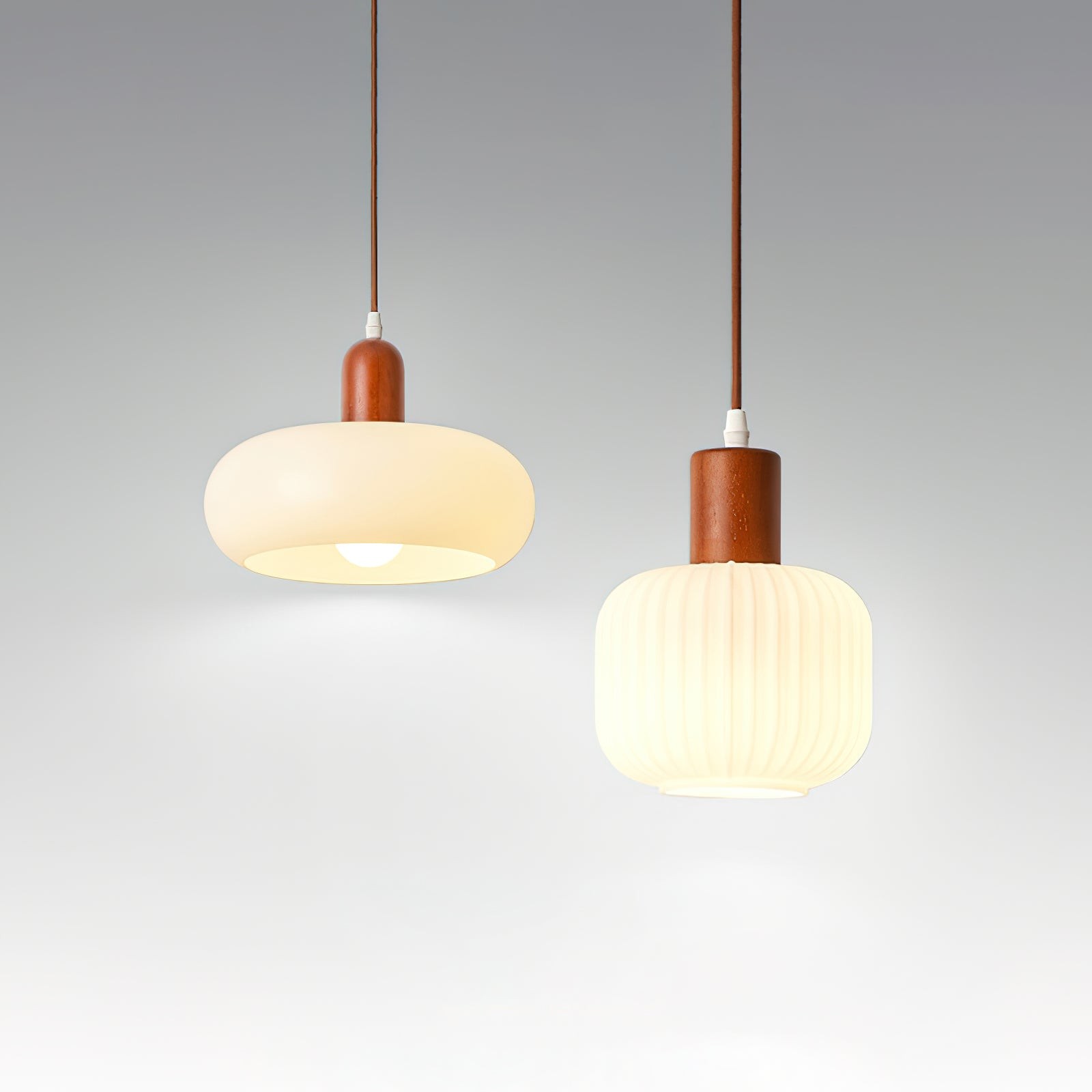 Mid Century Modern Glazen Pot Hanglamp Voor Keukeneiland HL777