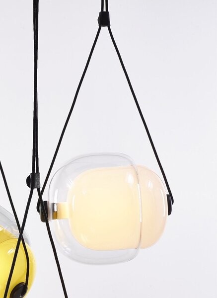 LED Capsula Hanglamp Gekleurd Glas