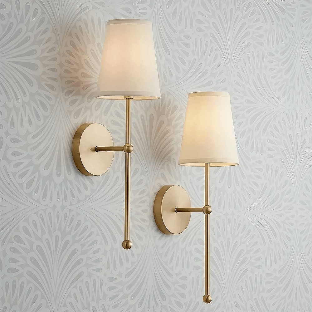 Moderne minimalistische elegantie gouden wandlamp HL982
