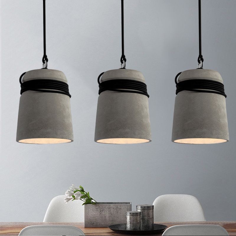 Nordic Cement Henneptouw Hanglamp HL928