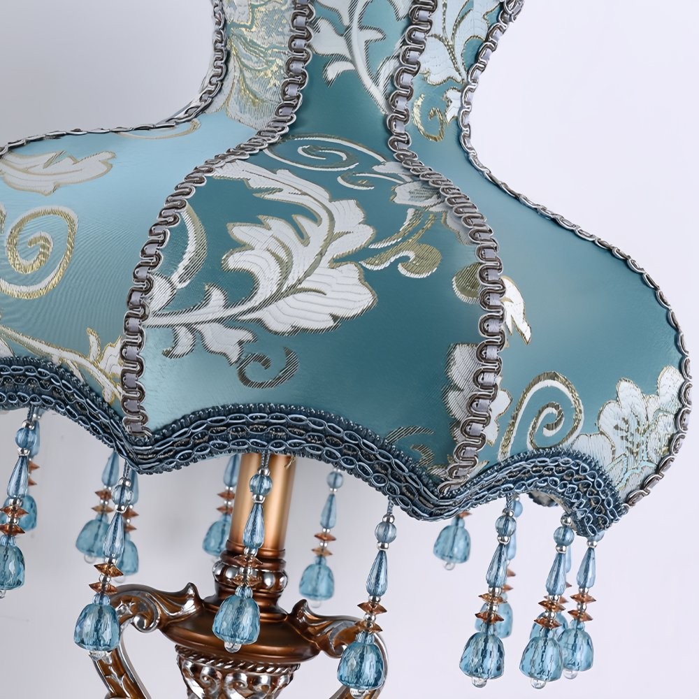 Palace Floral Hars Gesneden Basis Tafellamp HL877
