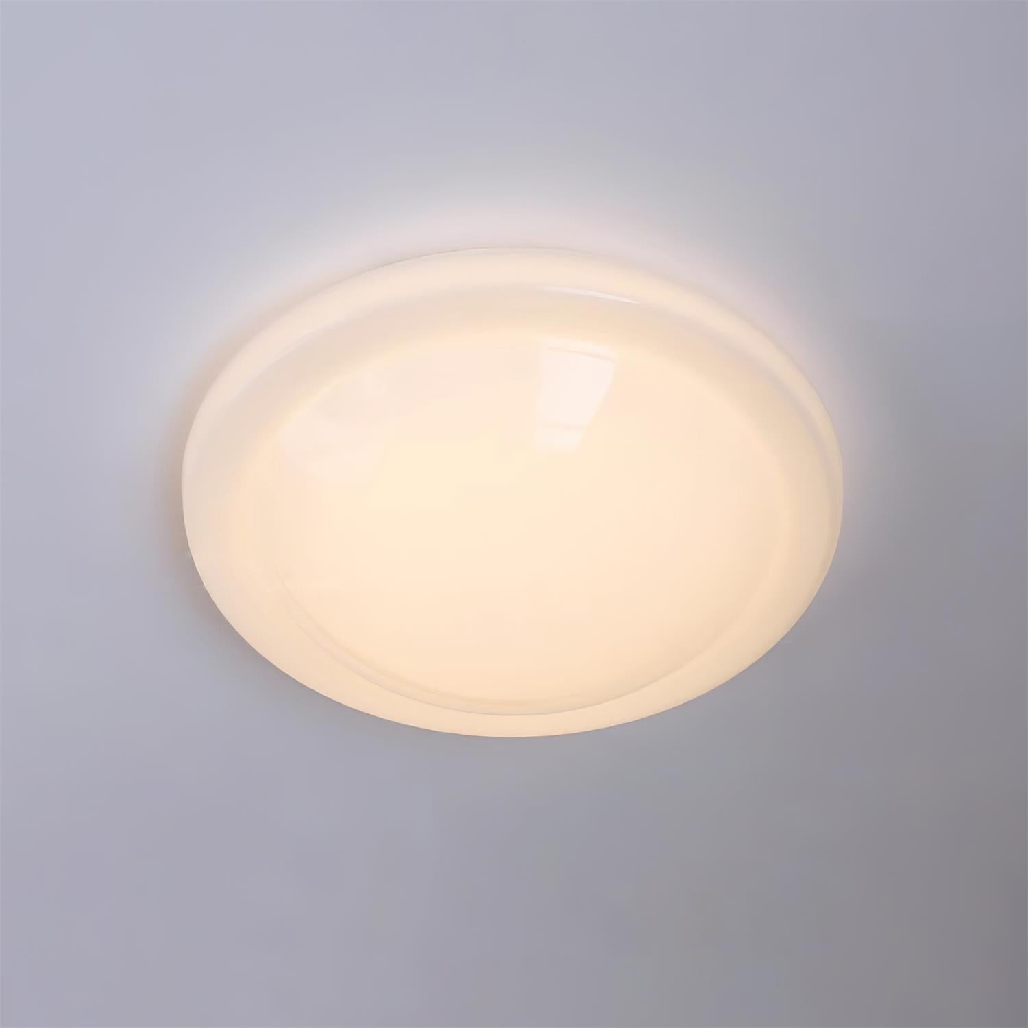 Moderne minimalistische witte glazen led plafondlamp HL416