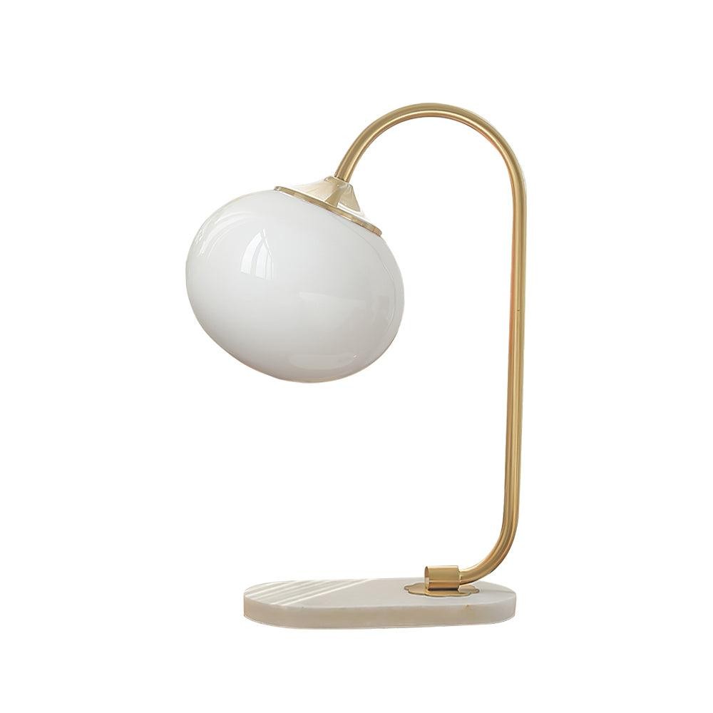 Scandinavische crèmekleurige bal tafellamp voor woonkamer HL597