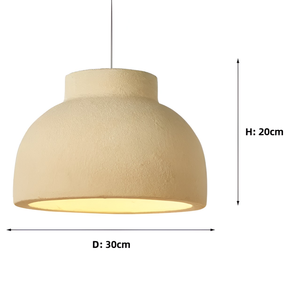 Nordic Bowl Minimalistische Polystyreen Hanglamp HL1271