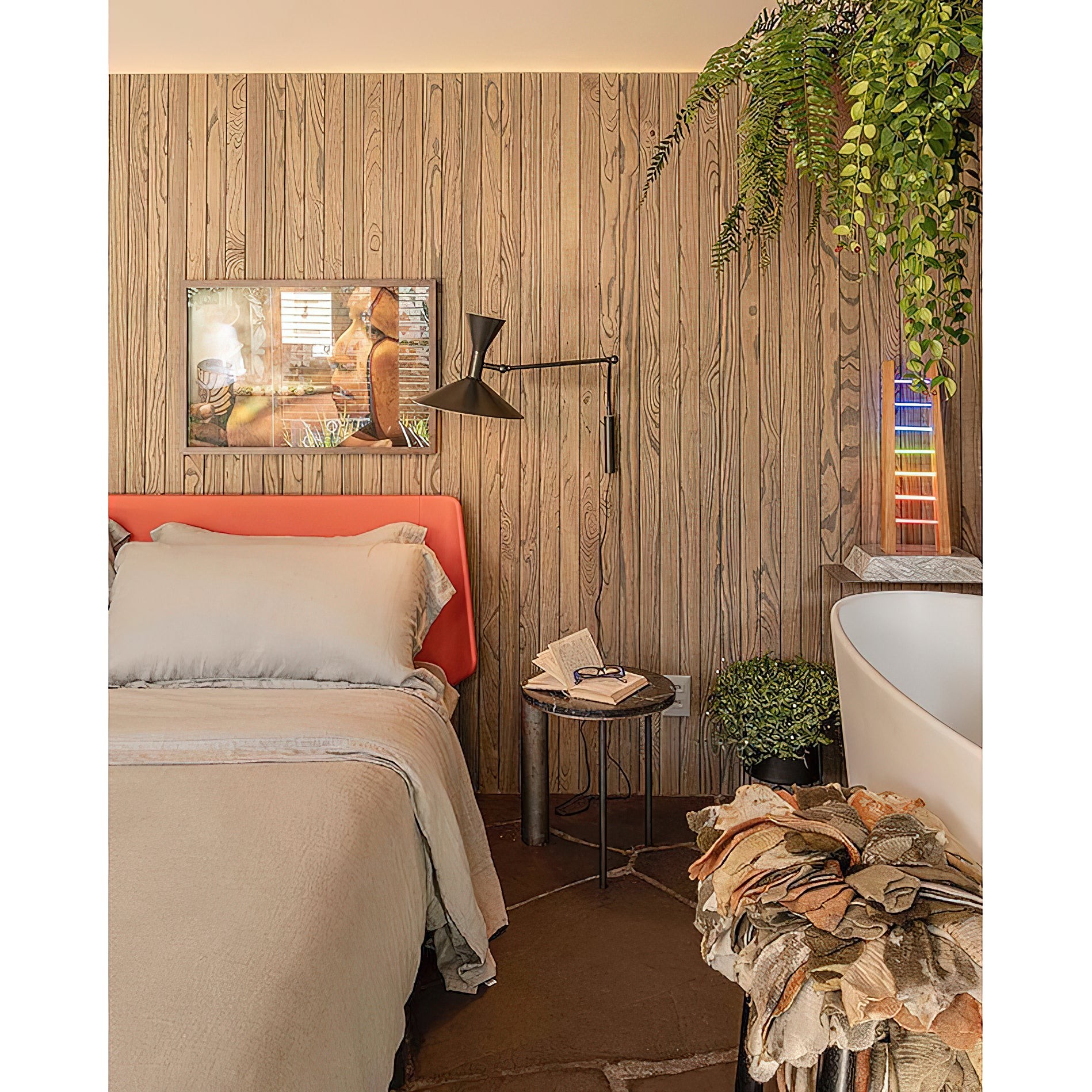 Marseille zwenkarm wandlamp met stekker HL3276