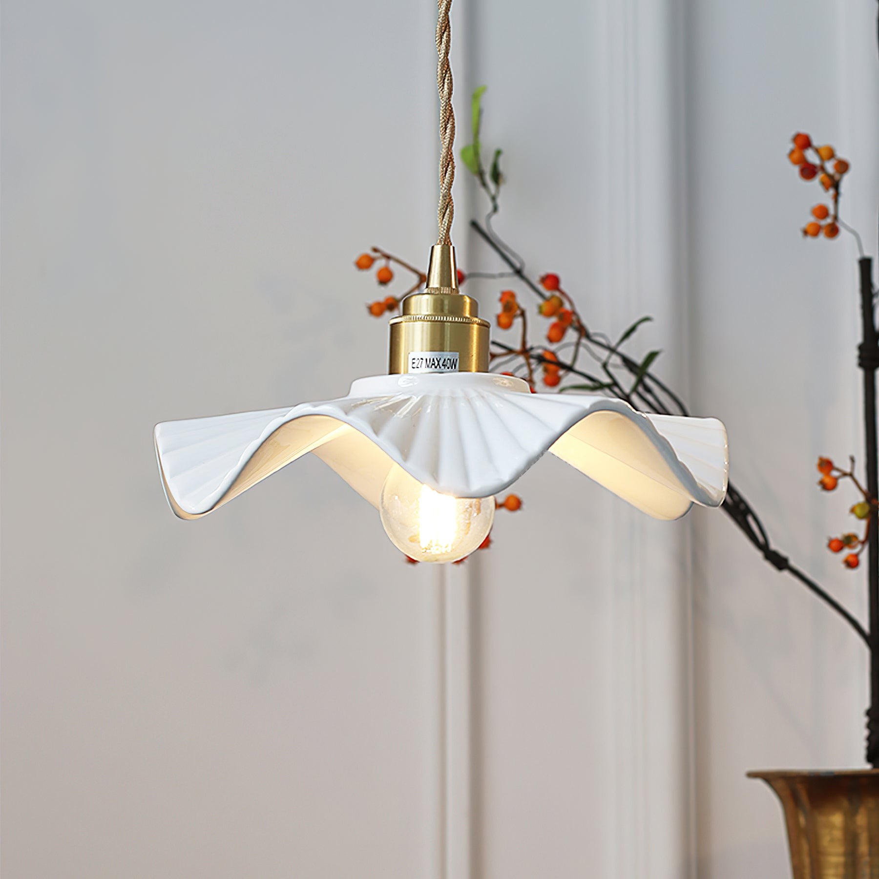 Keramische Wave Flower Hanglamp HL1131