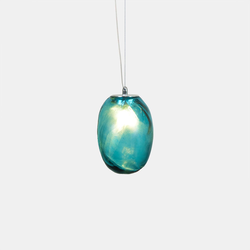 Hanglamp van geblazen vloeistofglas HL1304