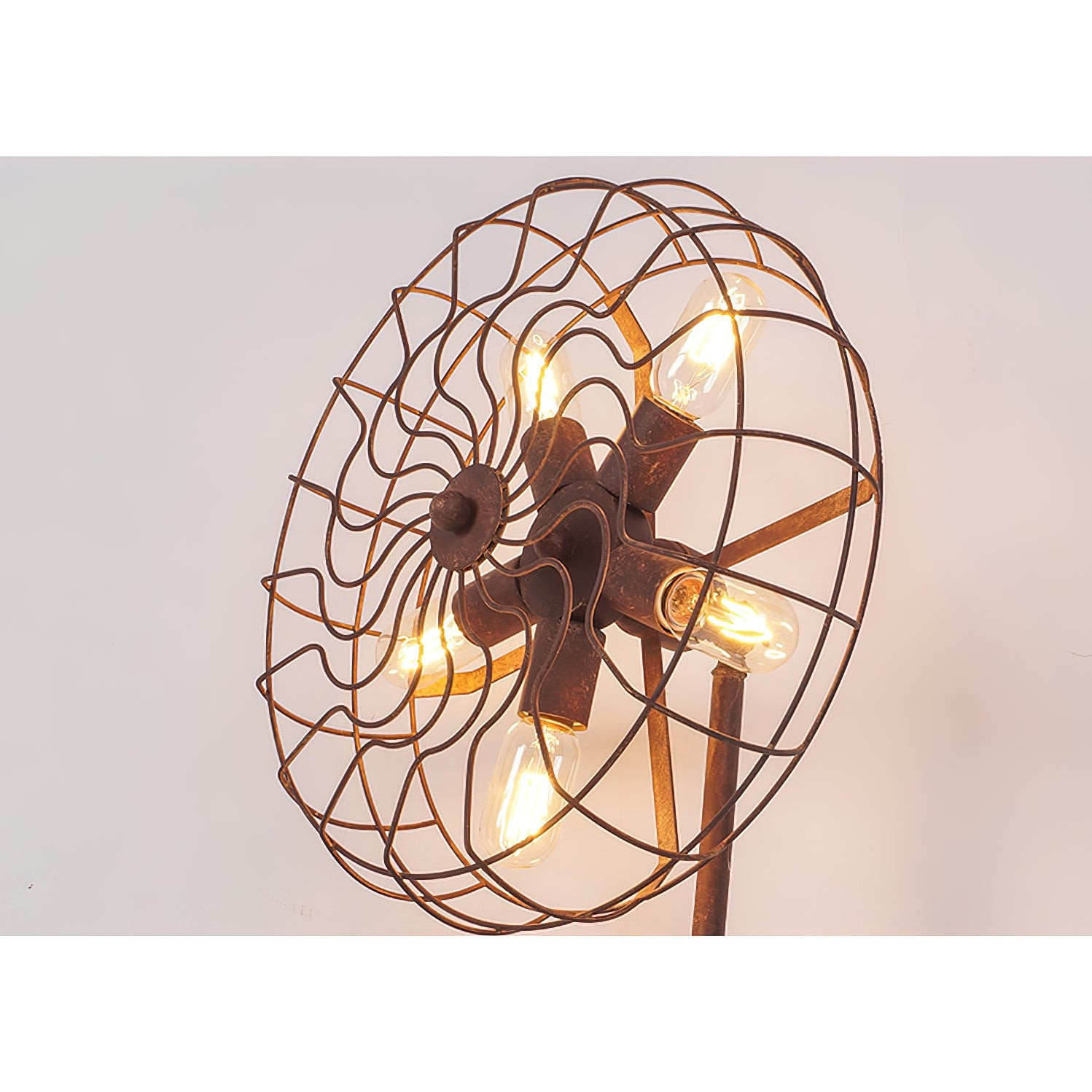 Tafellamp in ouderwetse stijl met ventilator HL3017