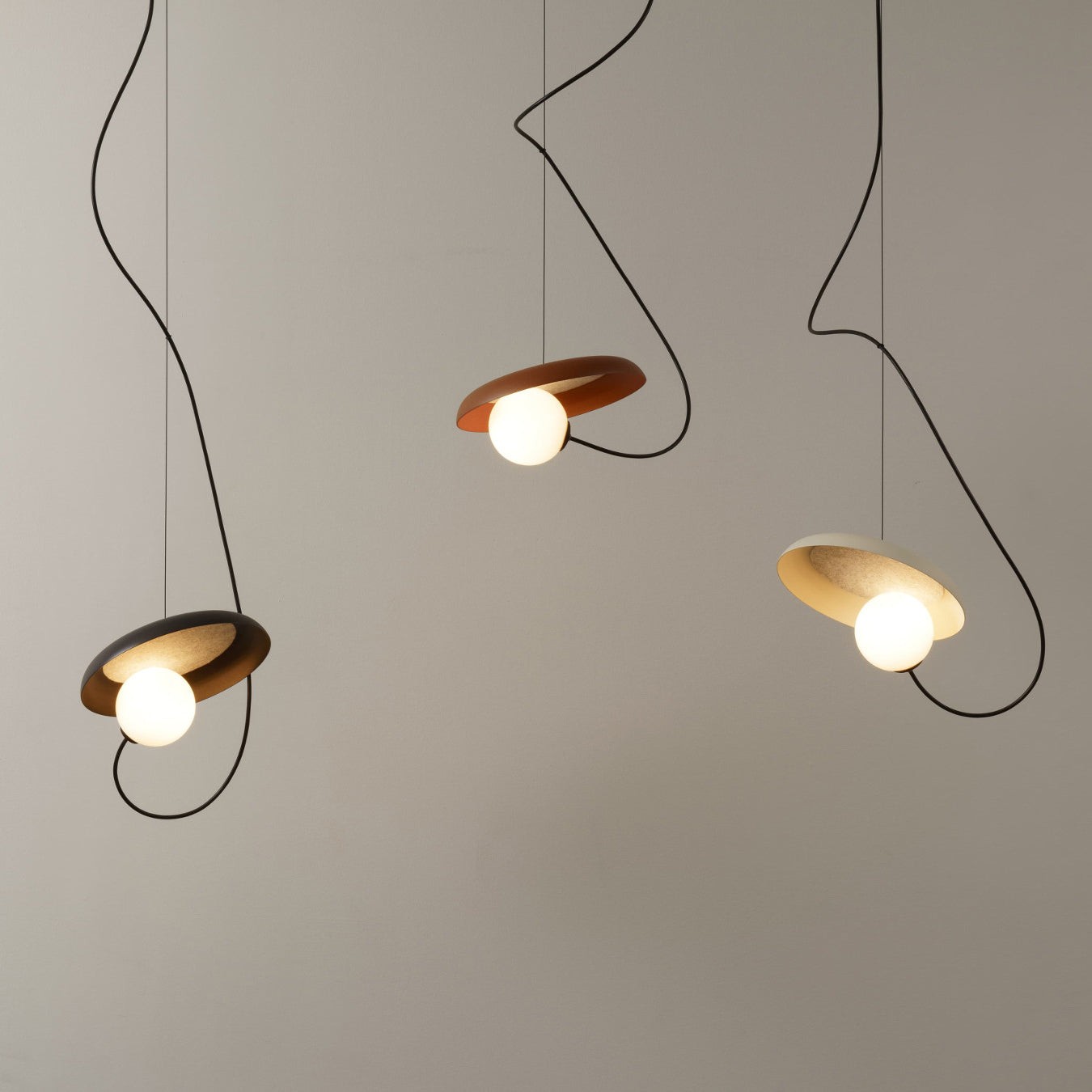 Akoestische schijf hanglamp HL3001