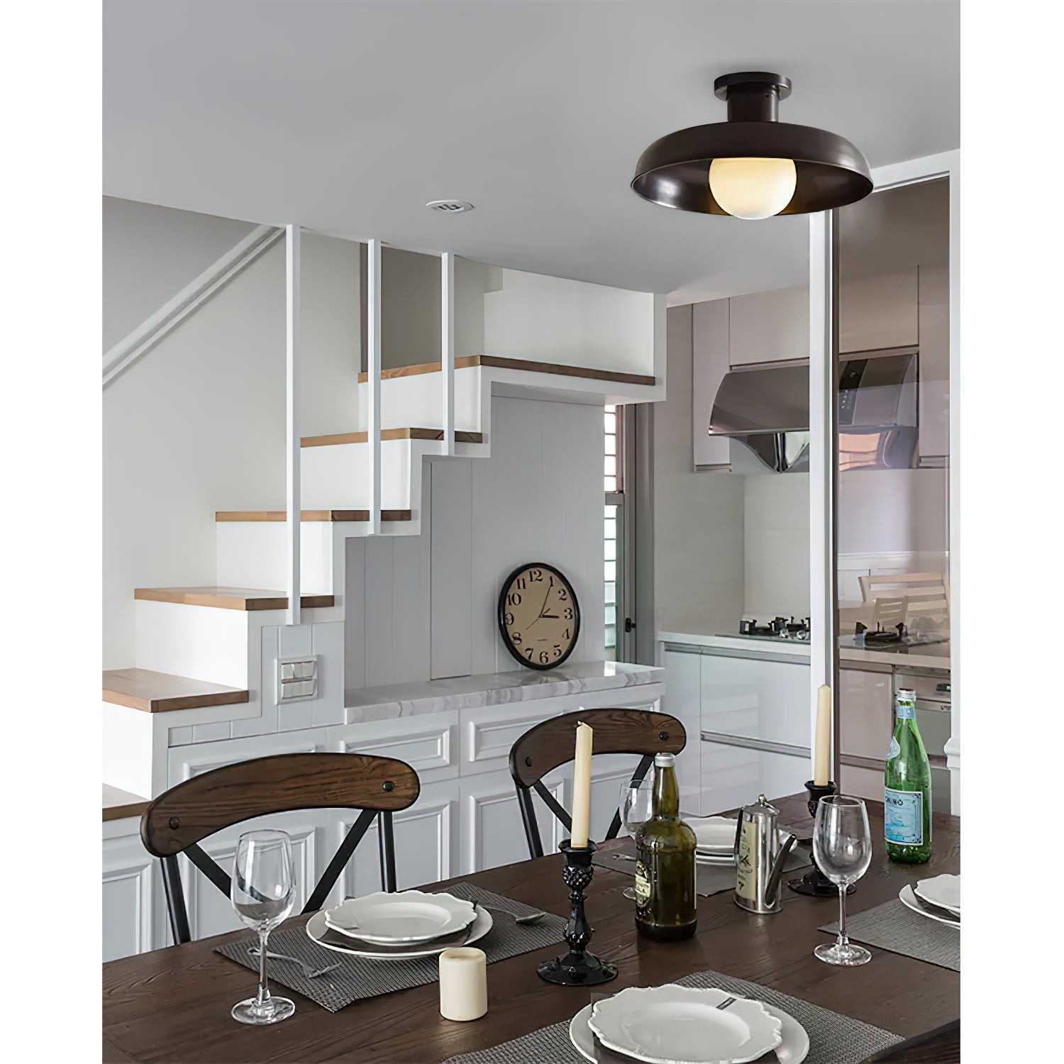 Cadence Semi Flush Plafondlamp HL3175