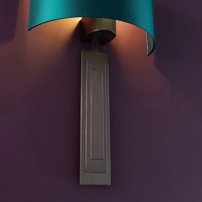 Linexis wandlamp in vintage-stijl met sierlijke arm - moderne art-deco stijl voor gangen en slaapkamers HL2162