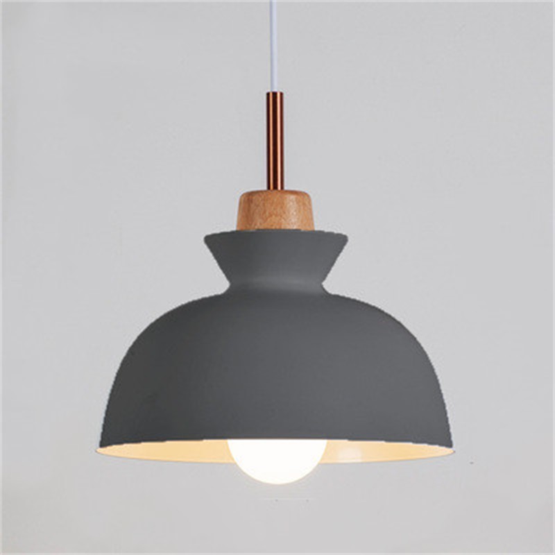 Scandinavische MULTI Metaal Hout Macaroon Hanglamp voor Keuken HL88