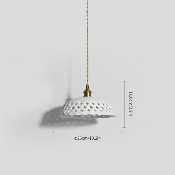 Moderne Witte Keramische Hanglamp voor de Woonkamer HL45