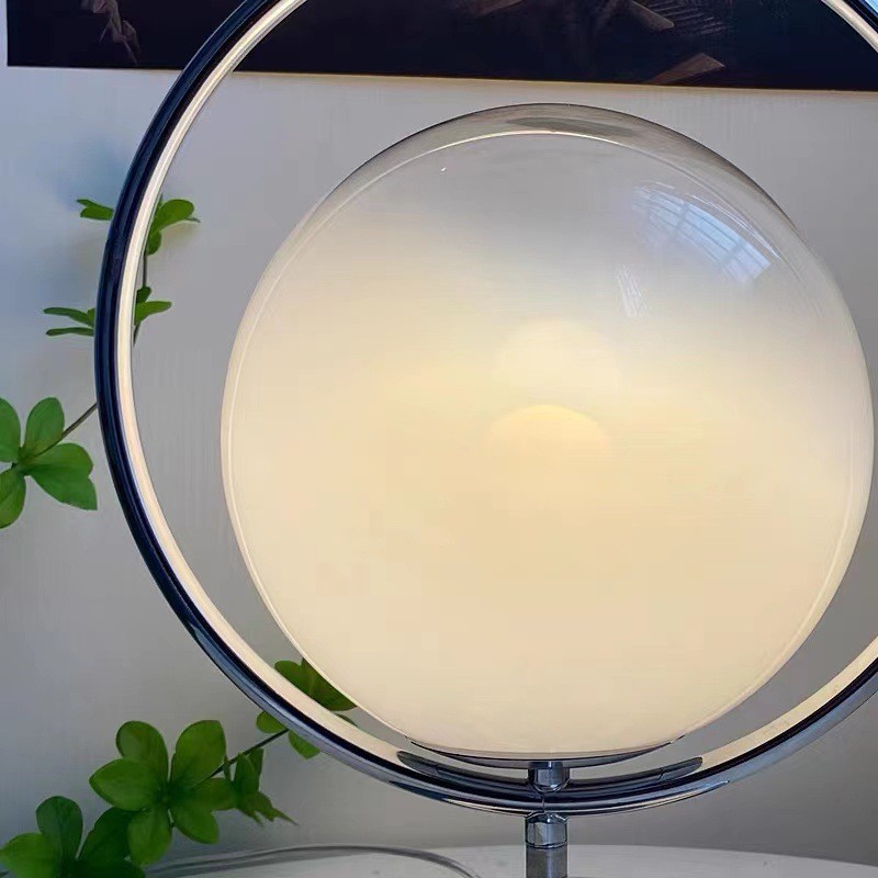 Orb Planet Bauhaus Glazen Tafellamp HL97
