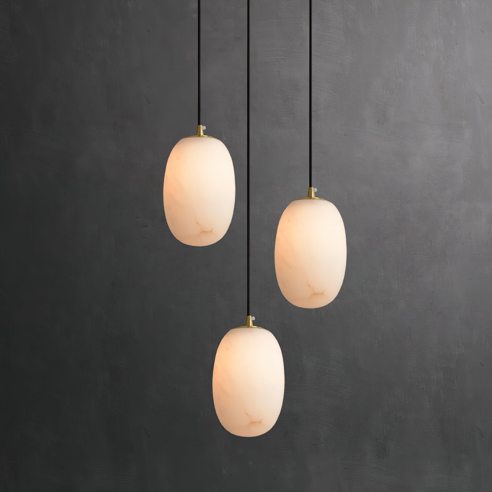 Alabaster hanglamp voor naast het bed HL2976