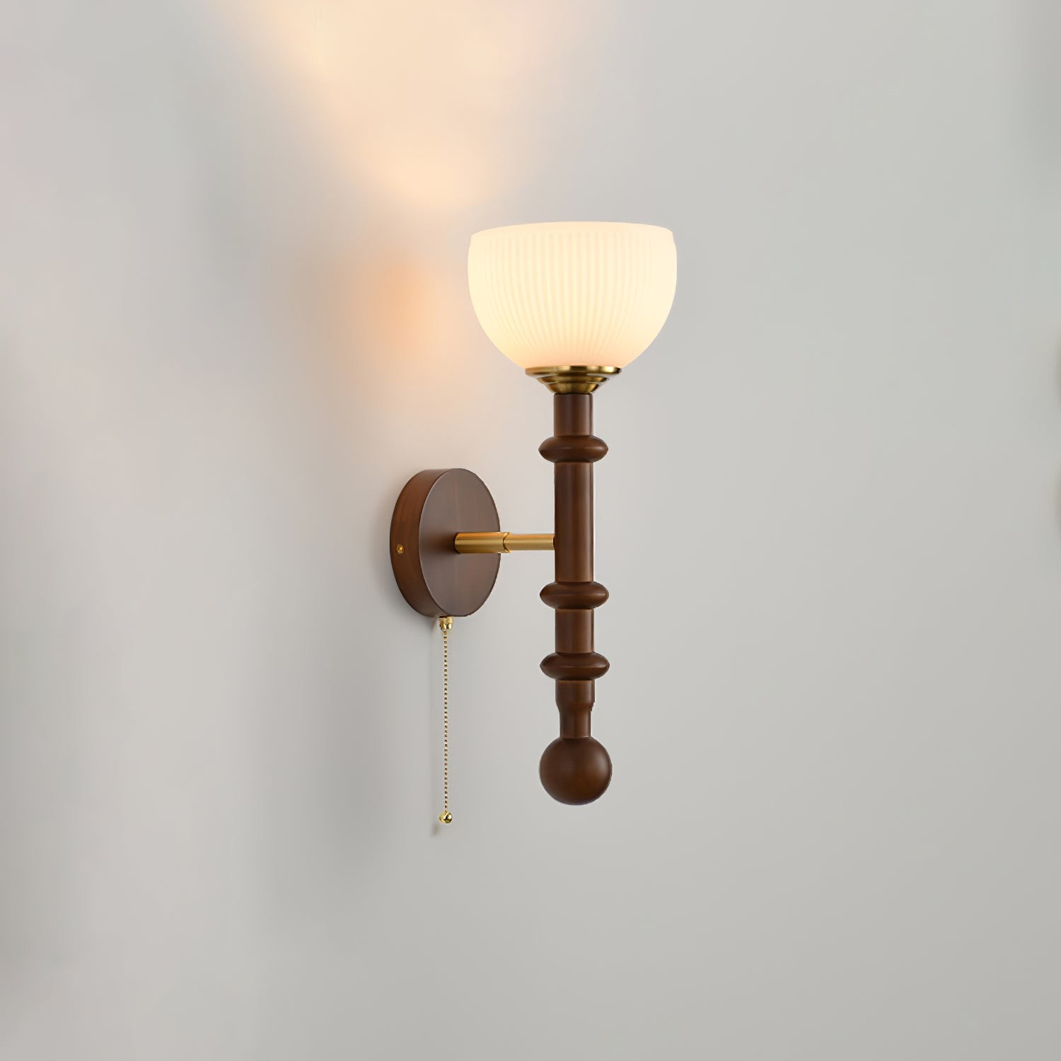 Retro Massief Houten Serie Wandlamp HL769