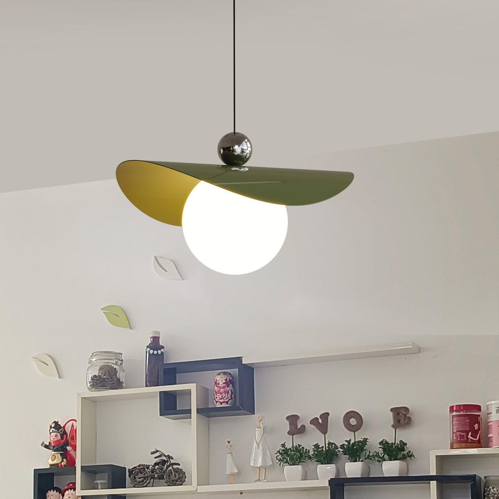 Eenvoudige verstelbare metalen hanglamp met zwenkarm HL990