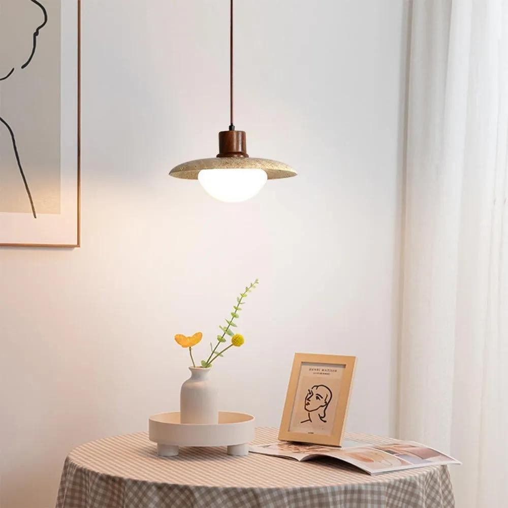 De Travertine Shining Rock hanglamp HL3423