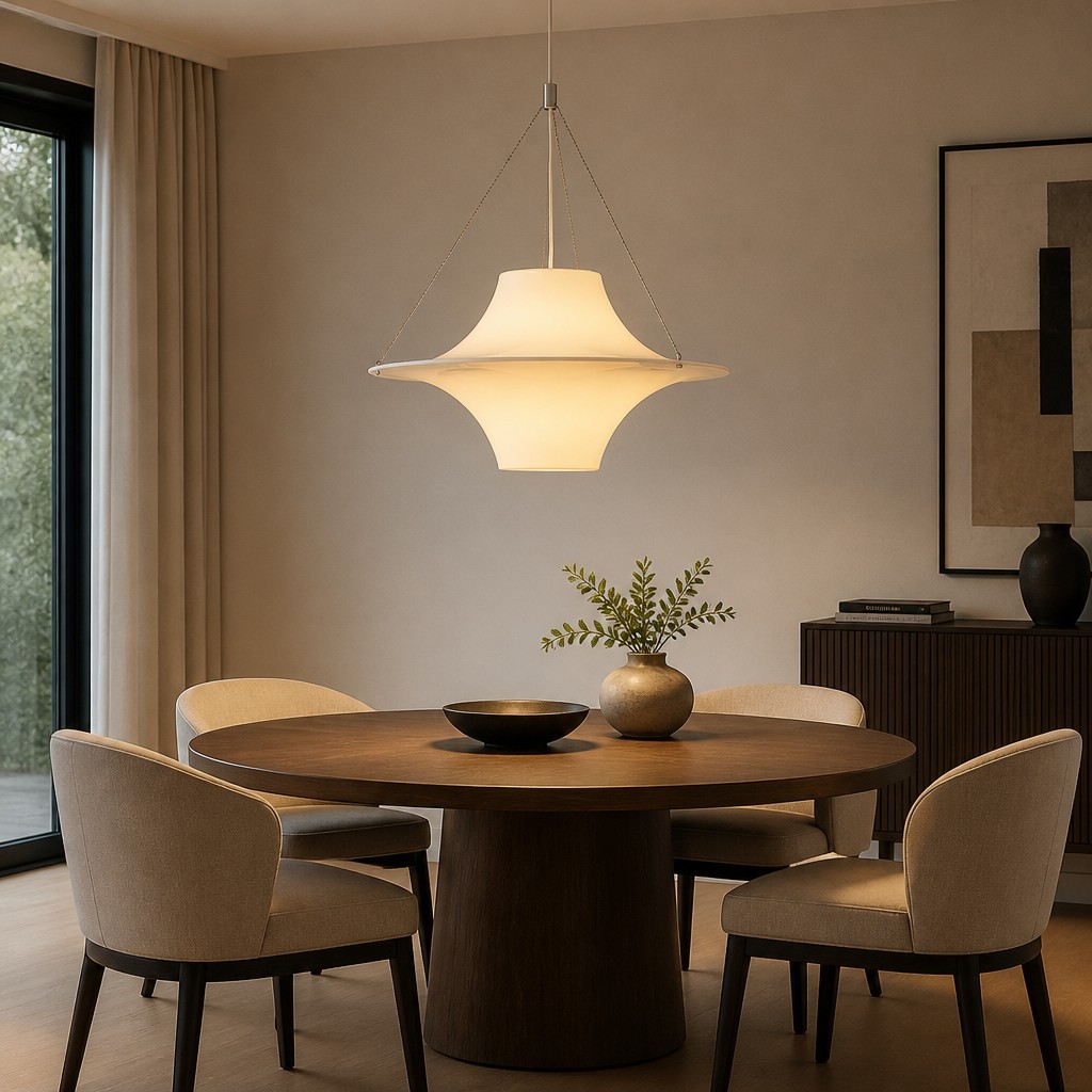 Saebery UFO-vormige hanglamp - Elegant ontwerp, ideaal voor keuken of werkruimte HL3606