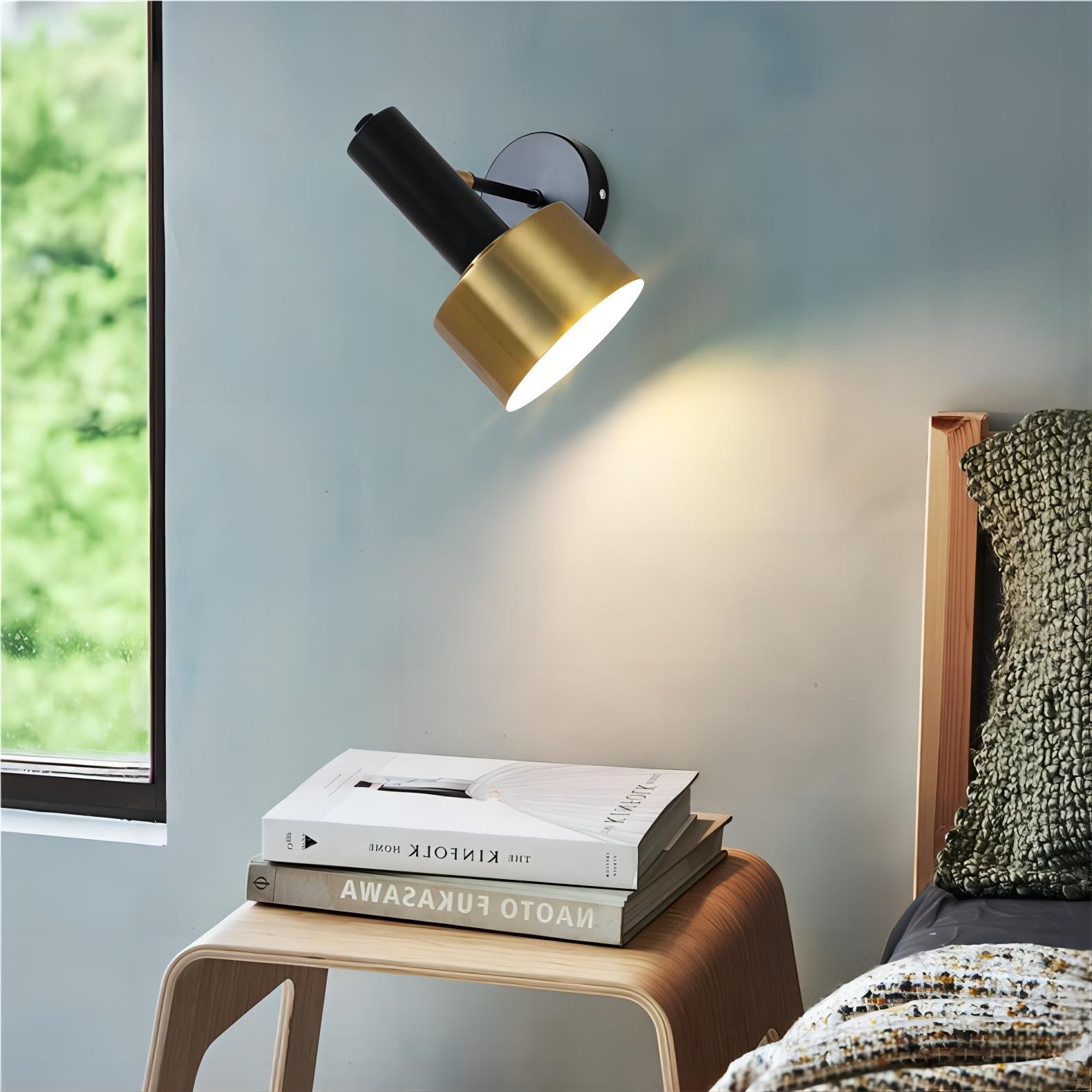 Scandinavische draaibare dimbare leeswandlamp HL170