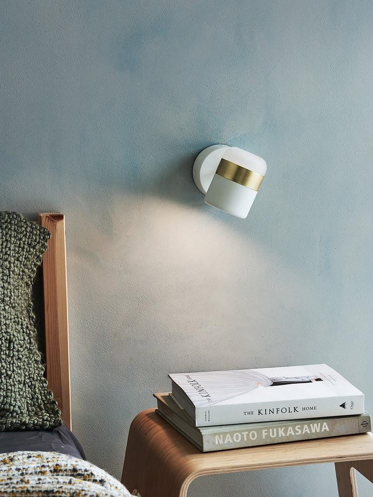 Verstelbare glazen wandlamp HL2931