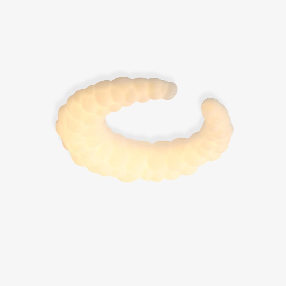 Crèmekleurige maanplafondlamp HL364