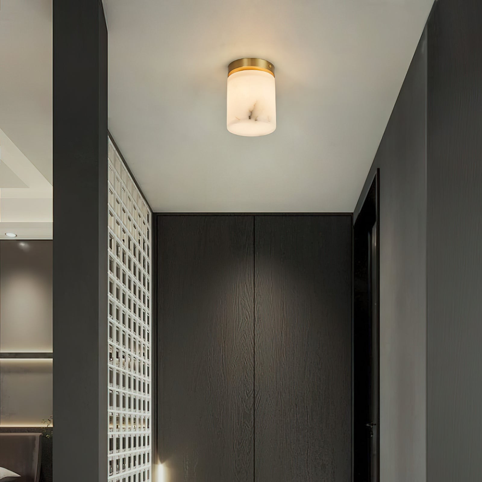 Melange alabaster plafondlamp HL3049