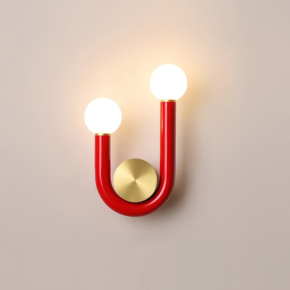 Creatieve U-vormige dubbele kop wandlamp HL894