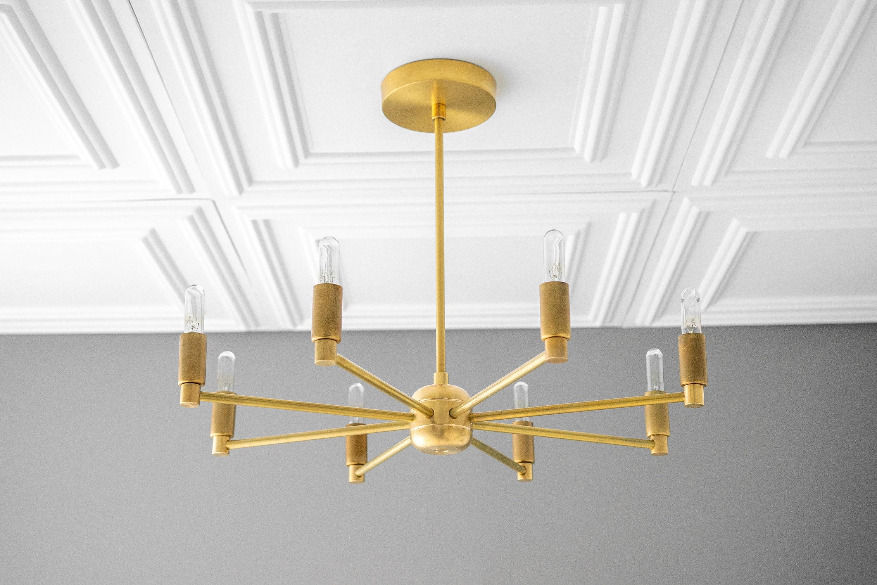 Mobilux Line moderne kroonluchter - 8-armige Mid Century hanglamp HL1700