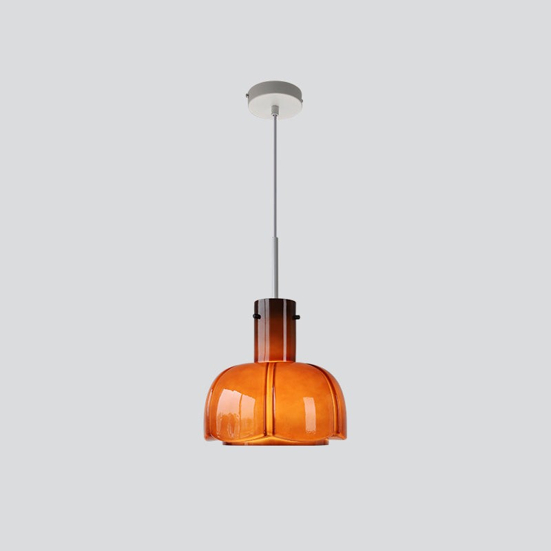 Franse pastorale stijl bloemblaadje glazen hanglamp HL637