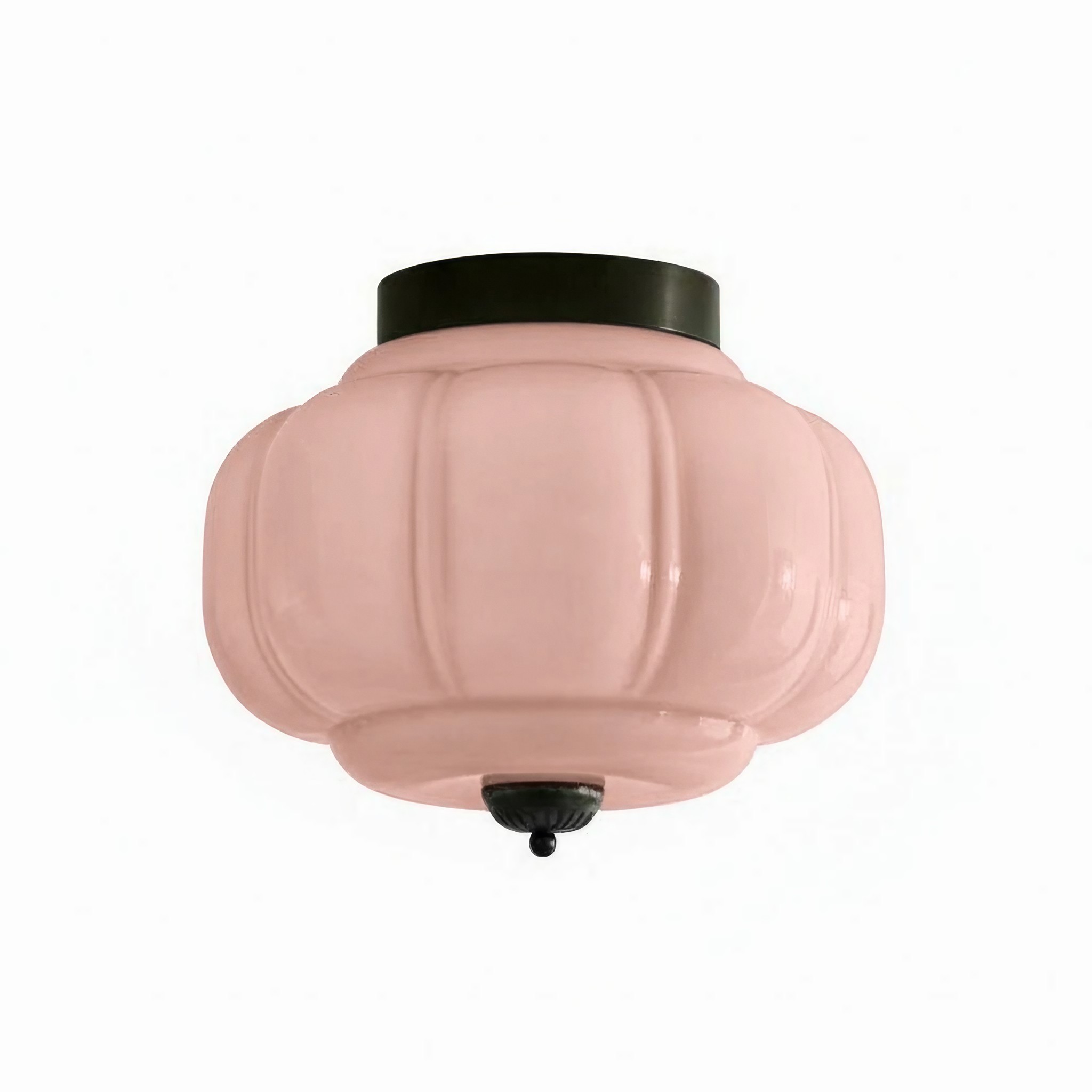 Eloise Retro Melkglas Semi-inbouw Plafondlamp HL948